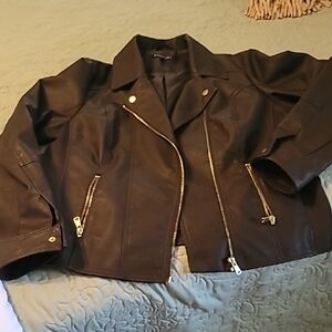 Women's Brown Leather Jacket